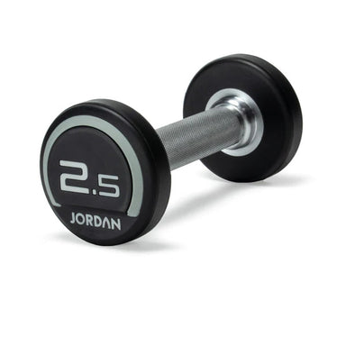 Jordan fitness urethane dumbbell set in grey