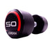 50kg dumbbell as part of the 40kg-50kg dumbbell set, all dumbbells come in black and red with this premium urethane collection of dumbbells