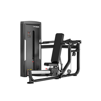 Attack fitness multi press dual gym machine with clear workout instructions