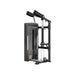 Attack fitness standing calf gym machine in black with clear workout instructions