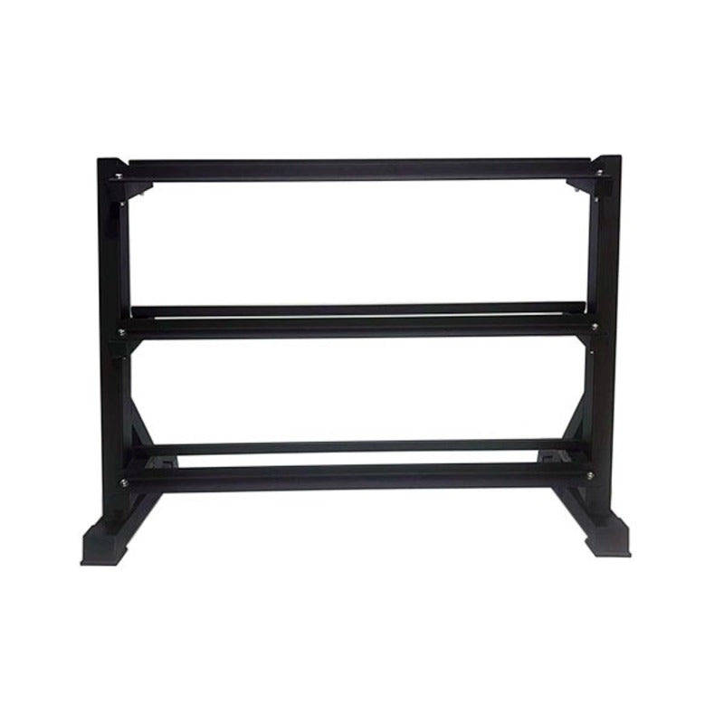Gym Gear 3 tier hex rack from the back empty