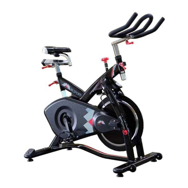 Gym Gear M sport indoor cycle studio bike on wheels full view
