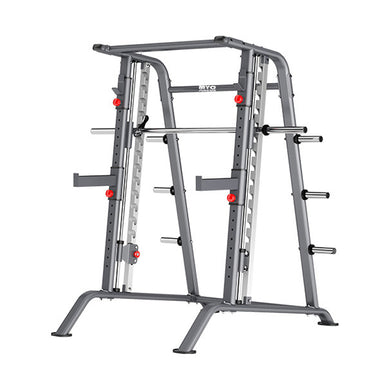 Myo strength smith machine squat rack in silver