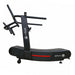 Gym Gear curved treadmill full view side pic