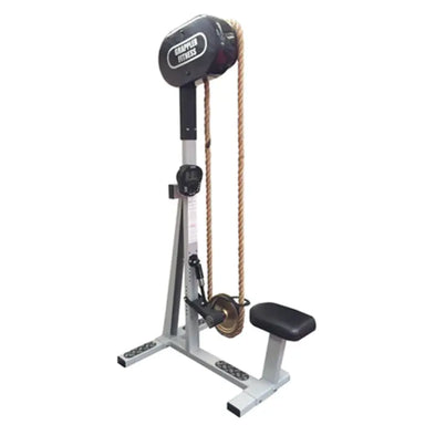 The original grappler, a rope pull machine designed for a intense but less painful workout